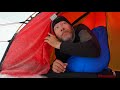 Winter Camping in the North. Snow Backpacking & Pitching Hilleberg Soulo & Helsport Tent 4k