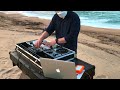Portable DJ Mixing on The Beach