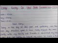 Diary Entry On New Year Celebration || Powerlift Essay Writing||How To Diary Entry On New Year