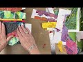 My Colorful Collage | Exploring Texture & Changing My Mind.