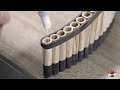 Process of making Pan Flute with Olive Tree. Korean Instrument Factory