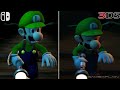Luigi's Mansion: Dark Moon Graphics Comparison (Switch vs. 3DS)