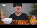 ASMR MUKBANG | CHEETOS RICE CAKE Tteokbokki, Fire Noodles, pork cutlet recipe ! eating