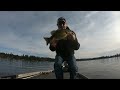 Winter smallmouth fishing at Lake Goodwin