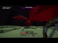 Minecraft beating the game with my friend Foxgamerx7s