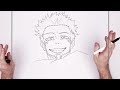 How To Draw Sukuna (Shibuya Opening) | Step By Step | JJK