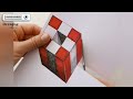 Attractive 3D art: how to draw Attractive 3D art on paper step by step for beginners
