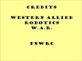 Battle Bots, Brick V S  Star Paltinum Western Allied Robotics,