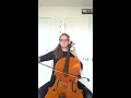 Bella Horizonto (jig) on Cello