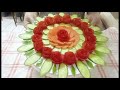 Amazing Vegetable Salad Plating/Food Decorations #Isabelle Art and Design