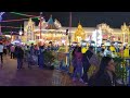 Walking tour - Global village in Dubai at night with fireworks