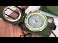 Lensatic Military Sighting Compass Unboxing