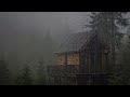 Rain Sound on the Roof for Deep Sleep - Rain Noise in the Forest for Sleep and Relaxation
