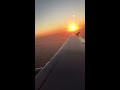 San Diego departure at sunset
