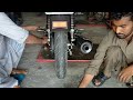 Yamaha YBR125z back wheel Alignment Video /Tanveer auto service