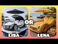Lisa or Lena ❤️‍🔥 Fashion Styles #lisa #lena #lisaorlena #lisaandlena