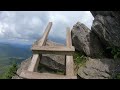 Grandfather Mountain Ladder Hike, Grandfather Trail to Attic Window Peak.