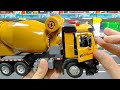 Metal Diecast Trucks Of Mixer Truck, Fire Truck, Crane Truck, Sprinkler Tank Truck