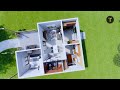 Small House Design 2Bedroom | 7m  x 9m Farm House type (simple life)