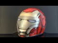 Tuneando casco de moto estilo IRON MAN / aerografia