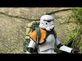 Mando and Grogu VS storm troopers stop motion (sorry about the end having no sound)