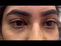 Eyebrow threading/thick to thin eyebrow threading step by step//threading tutorial