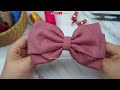 EASY NO SEW Hair Bows 🎀 How to Make Hair Bows WITHOUT Sewing Machine