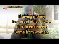 If giving money is a proof of love what can you do?