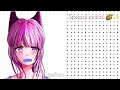 Speed paint anime girl by ibis paint the  رسم انمي رقمي سريع