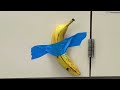 2 Minutes of Wall taped banana (Contains loud music)