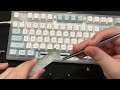 fixing my spacebar with HOT GLUE