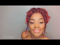 HOW TO: 30 MINUTE SHORT PASSION TWISTS | Passion Twist Crochet Hairstyles |Tatiaunna