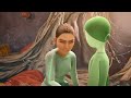 Teri Hatcher Worries Over Her Young Charge Eva In Apple TV+'s New Sci-Fi Animated Show WondLa