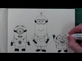 Cartooning: Minions Part 3: Timelapse