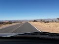 Driving down Hualapai Mountain Road above Kingman Arizona