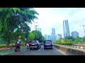 Sunday Morning Drive Through Jakarta's Inner City Toll Road | ASMR Driving Experience