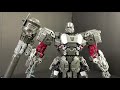 Transformers Stop motion Concept art Megatron vs ROTB Optimus prime