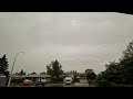 thunderstorm in sherwood park  alberta canada