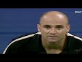 Pete Sampras v. Andre Agassi | 2001 US Open QF | Old School Match |