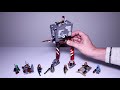 Lego Star Wars The Mandalorian 75254 AT-ST Raider with 75267 Battle Pack Compilation Speed Build