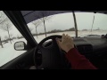 Subaru Justy snow drift POV