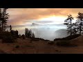 Yosemite Sunrise. Glacier point. Time lapse
