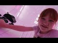 ADLEY ROCKS the WORLD of BARBiE!!  Family visit to Barbies Dream House in REAL LiFE ball pit & slide