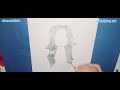 how to draw realistic hair skatch step by step |satisfying art |