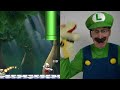 Super Mario Vs Real Life Mario (Super Mario Bros Level side by side Comparison)