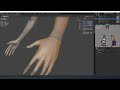 Retopo and modeling Arm/Hand/Glove in Blender 3.2 [Timelapse] Part 5:: Valorant Fan Art