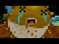 I made the Pufferfish Meme in Minecraft