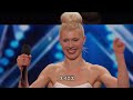 Can Ashley make it across the ‘hardest act’ 10 lined bottles? | AGT 2024