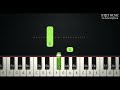 Sweden - Minecraft | BEGINNER PIANO TUTORIAL + SHEET MUSIC by Betacustic