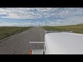 Timelapse - Hauling grain through Montana farm country